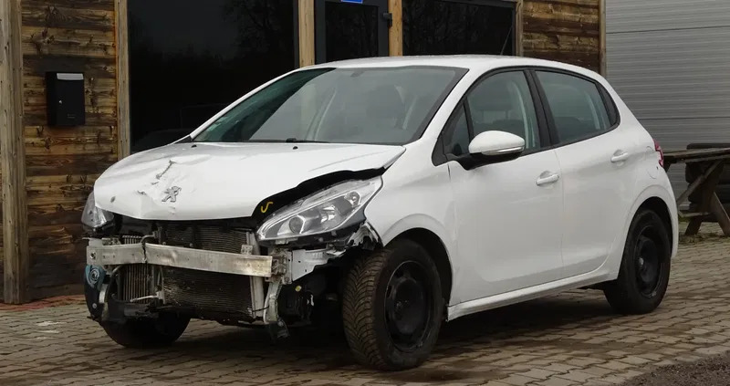 świętokrzyskie Peugeot 208 cena 16900 przebieg: 96046, rok produkcji 2018 z Dziwnów